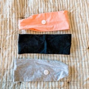 3 headbands NWOT